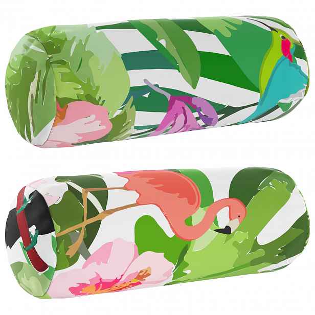 vidaXL Povlak na polštář 2 pcs HEERLEN Vícebarevný Ø 15 x 40 cm