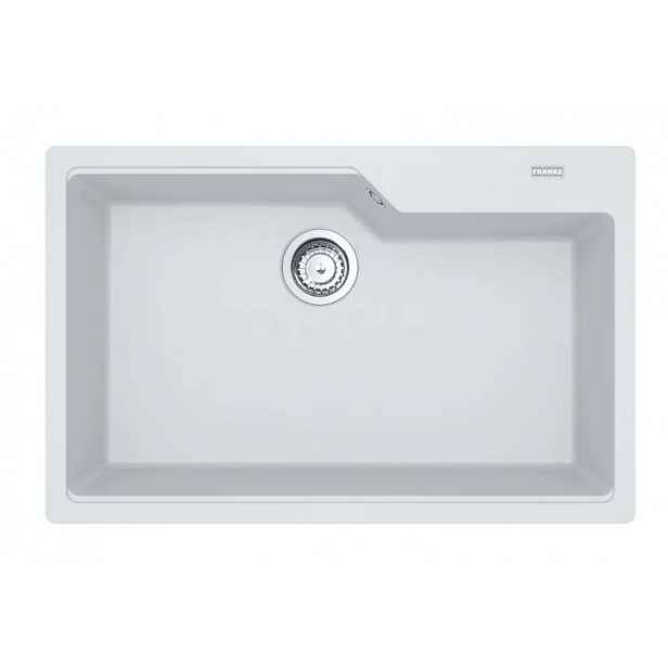 Franke Urban - Fragranitový dřez UBG 610-78, 78x50 cm, bílá led 114.0700.091