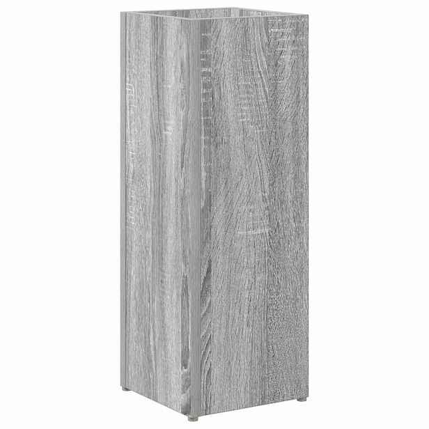 vidaXL Stojan na slunečníky s úložištěm Šedá Sonoma 20 x 20 x 55,5 cm