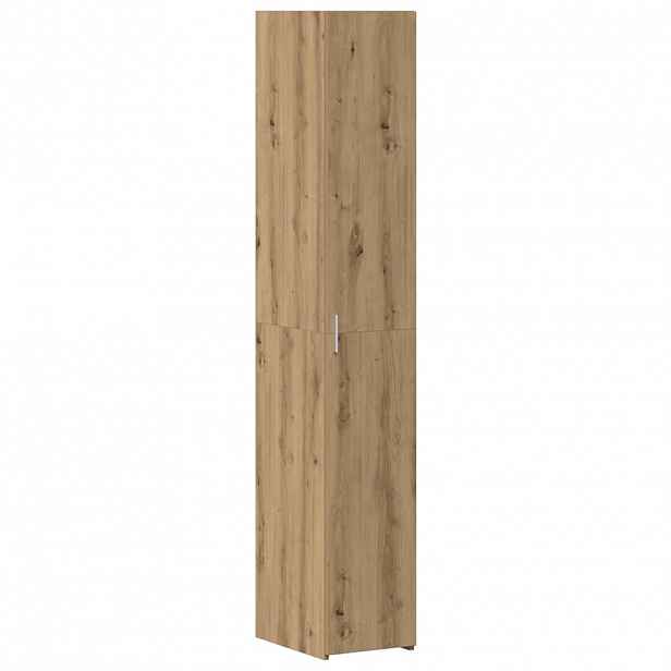 vidaXL Vysoký bufet Artisanový dub 30 x 42,5 x 185 cm