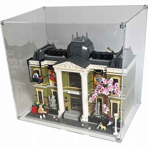 Vitrína Drewlandia pro stavebnici Lego 10326 Icons – Muzeum přírodní historie