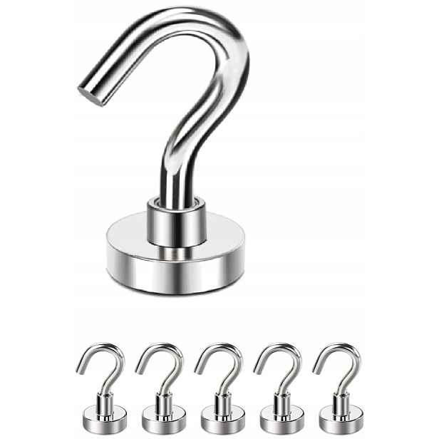 Magnet S Háčkem, Háček 34 Kg, 5 Ks