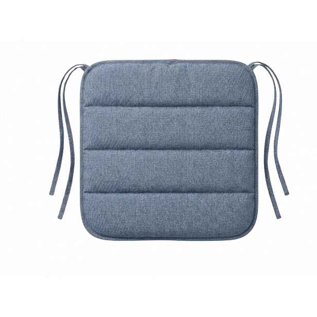 Podsedák na židli LINGE BLUE 37x37 cm, modrý