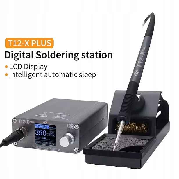Pájecí stanice Oss T12-X Plus s páječkou a hroty T12 72W