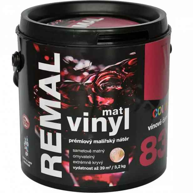 Remal Vinyl Color mat vínově červená 3,2kg