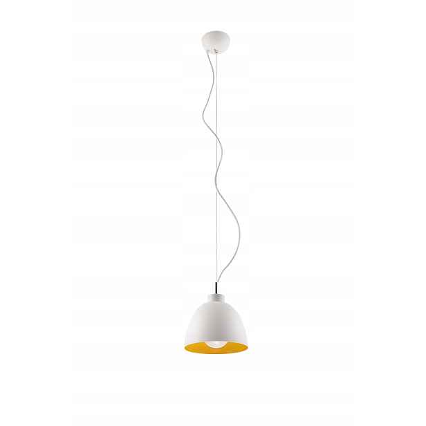 Sollux Bodová závěsná lampa bílá zlatá bodová nad ostrovní stůl
