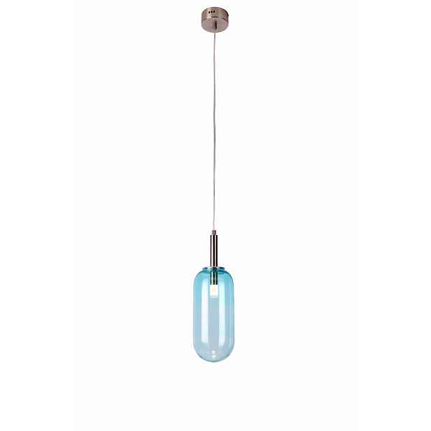 Závěsná lampa lustr bublinová modrá Candellux