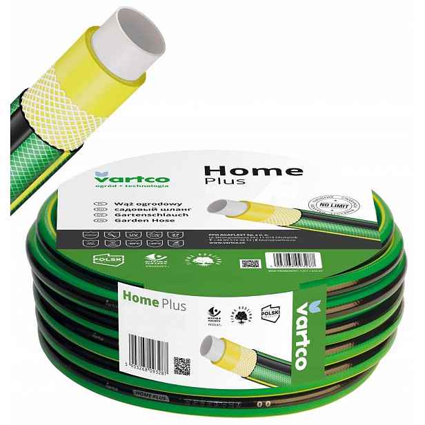 Hadice Vartco Home Plus 3/4” 30 m 4-vrstvá Uv Anti Algae