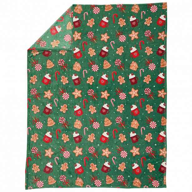 X-Mas DOMÁCÍ DEKA, polyester, 150/200 cm
