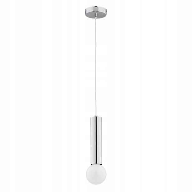 Alfa Jazz závěsná lampa trubka chrom E27 1x15W výška 90 cm kov