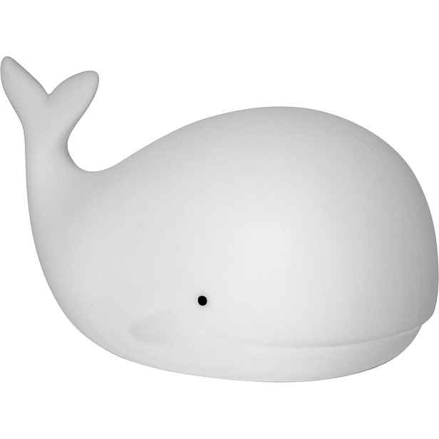 Bílé LED dětské noční světlo Whale – Star Trading
