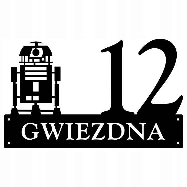 Číslo Na Dům 48 cm Tabule Adresa Ocel 2 mm Grafika 138