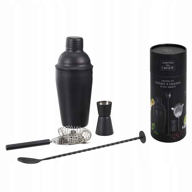 Cmp KV7335 Barmanský set 4-dílný, černý