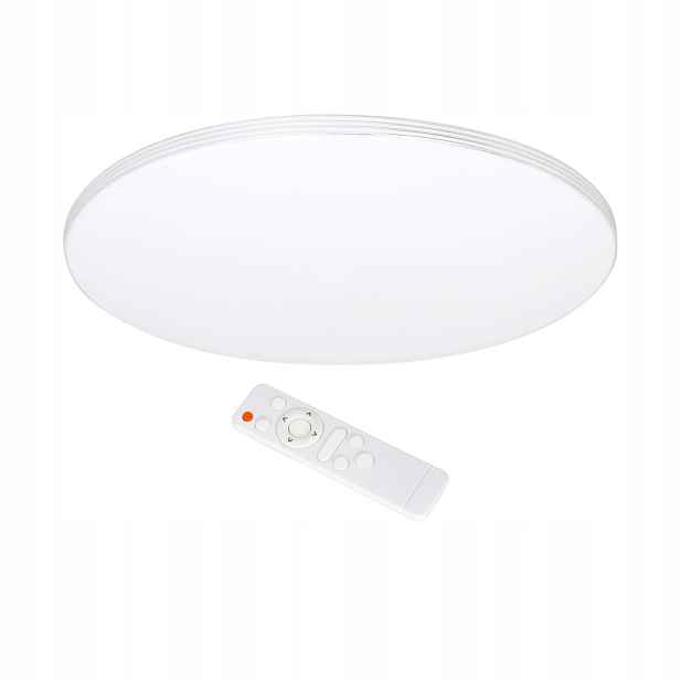 Milagro Stropní Svítidlo Siena Ø75 cm, 80 W, Variabilní barva, Dálkový Ovladač, Bílá/Stříbrná