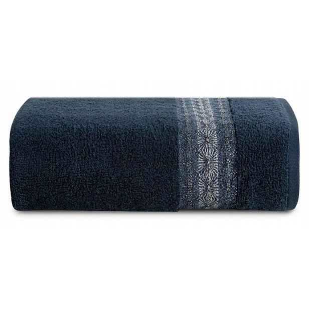 Ručník 70x140 Malika tmavě modrý froté 500 g/m2