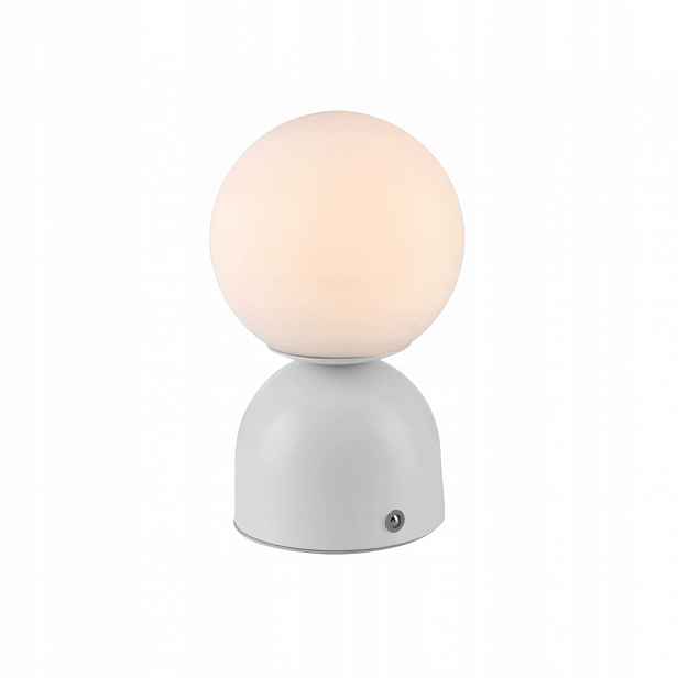 Stolní Led lampa kovová bílá s proměnnou barvou Cct pro kancelář Rudi