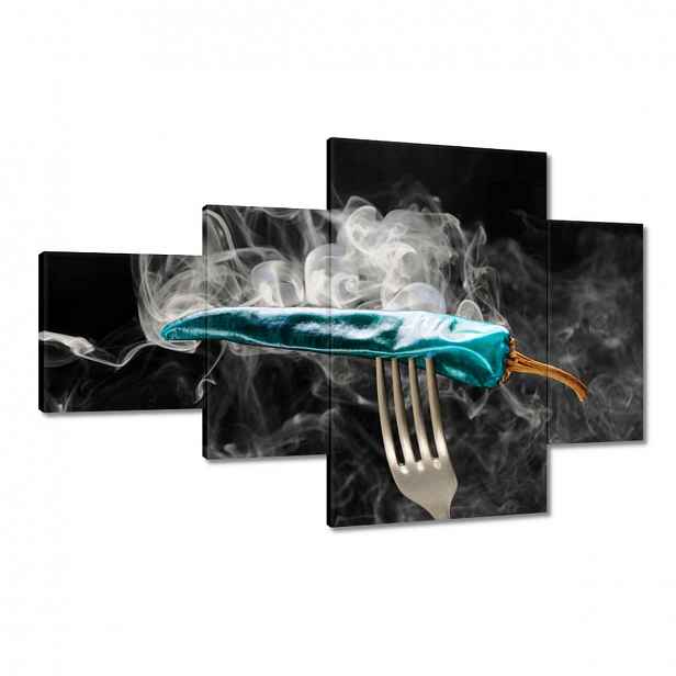 Obrazy 130x80 Modrá paprika