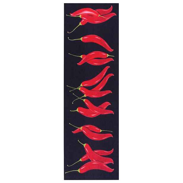 Běhoun Cook & Clean 105727 Black Red, 50x150, červená, kuchyně, Hanse Home