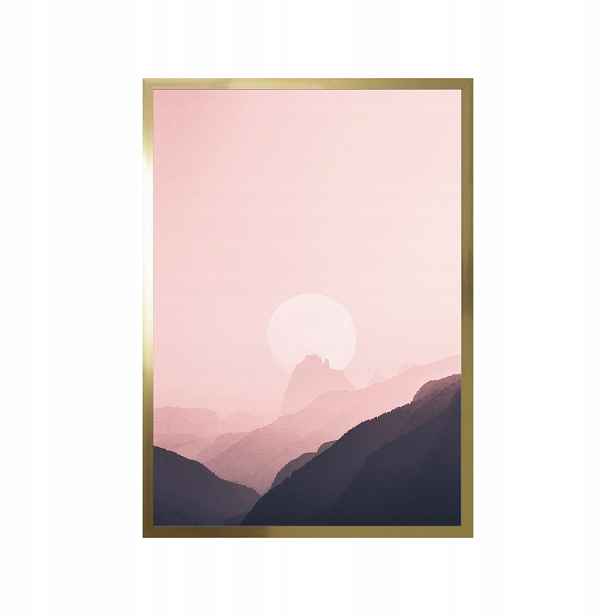Fotoobraz Pastel Dream Italia rám zlatý