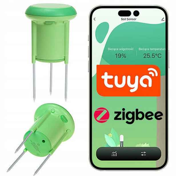 Inteligentní senzor vlhkosti a teploty půdy Zigbee IP66 Tuya