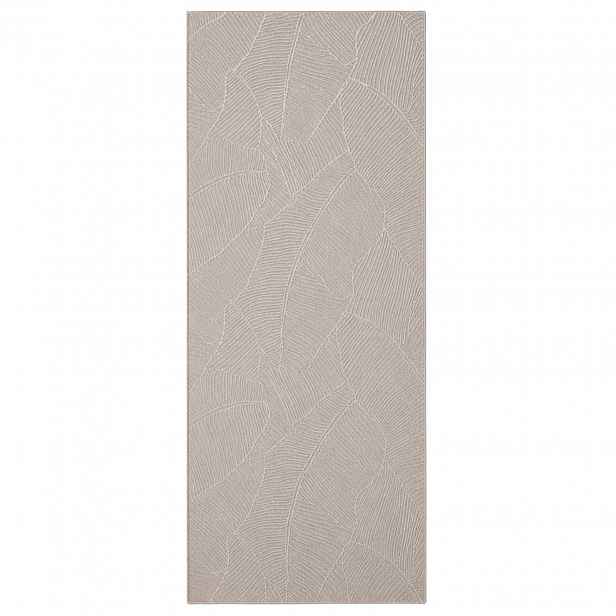 vidaXL Koberec IZA Béžová 80 x 200 cm 100% polyester Nízký vlas