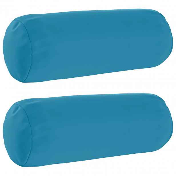 vidaXL Povlak na polštář 2 pcs HEERLEN Světle modrá Ø 15 x 40 cm
