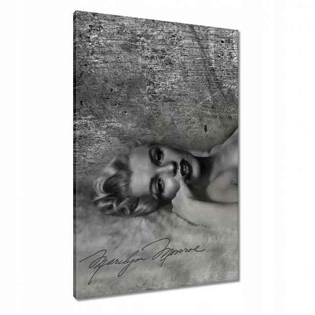 Obrazy 60x90 Marilyn Monroe v tyrkysové barvě