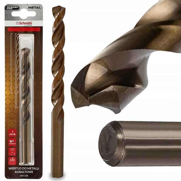 Vrták kobaltový Hss do nerezové oceli Inox 18 mm 135° Schmith
