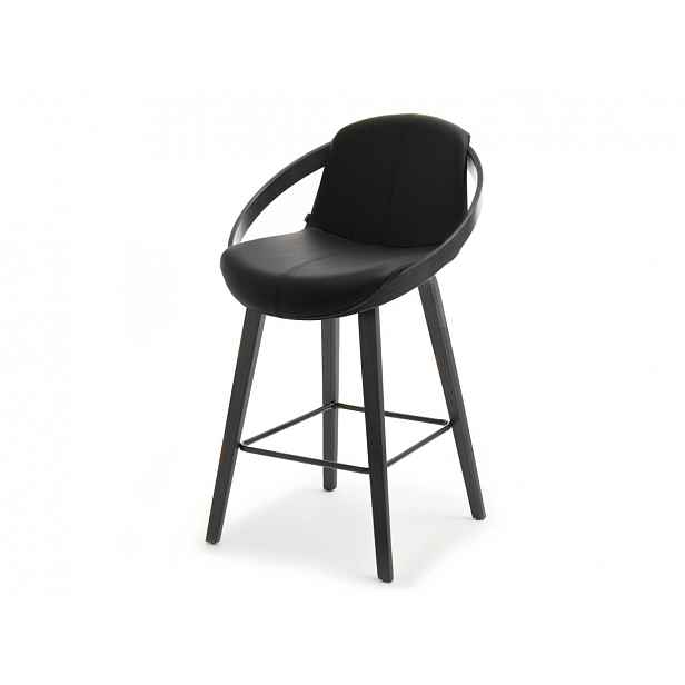Designová barová židle HODA - černá