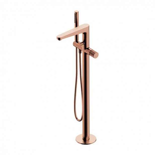 OMNIRES Contour - Vanová baterie do podlahy, s tělesem, kartáčovaná měď CT8033CPB