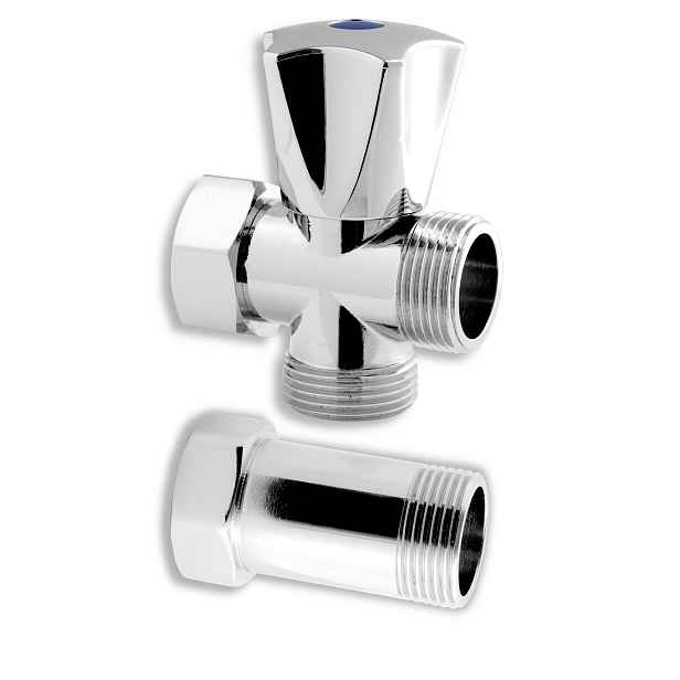 Ventil přístrojový s mezikusem Novaservis Z250 3/4"×3/4"×3/4"