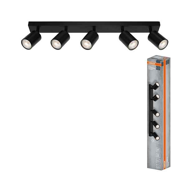 Led Spot Elemental 5XGU10 Bk