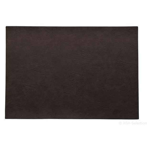 Prostírání imitace kůže 33x46 cm VEGAN LEATHER ASA Selection - coffee