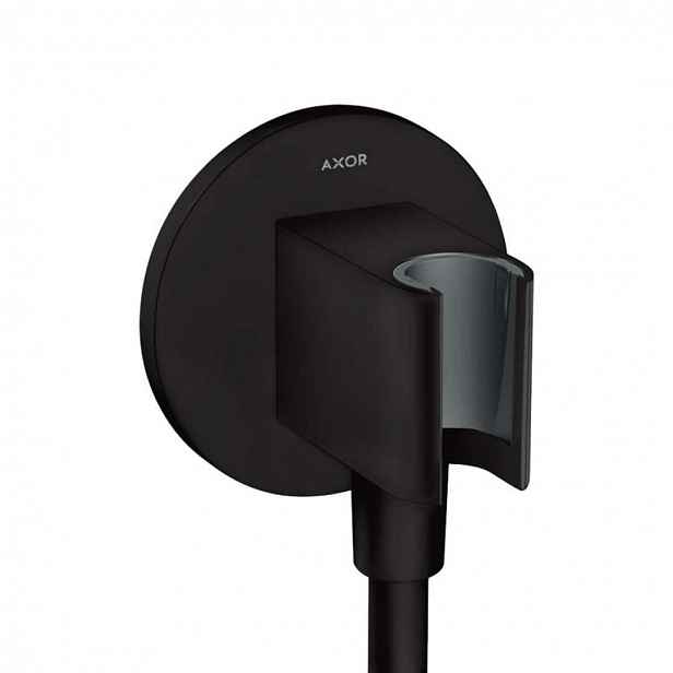 Axor - Sprchové kolínko s držákem, matná černá 36733670