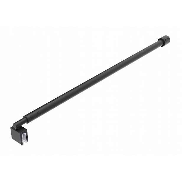 Držák Do Sprchového Koutu Nastavitelný, Sklo 77,5-113 CM, 6-8 MM, Černý