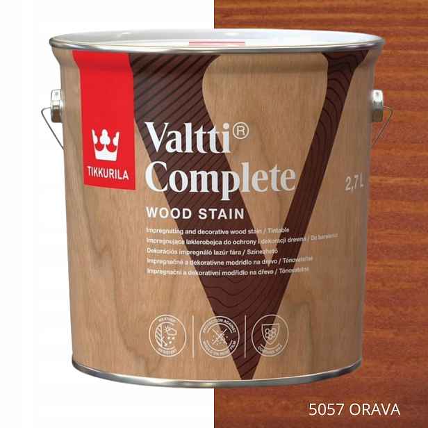 Tikkurila Laková Obruba Valtti Complete 2,7L Barva 5057 Orava