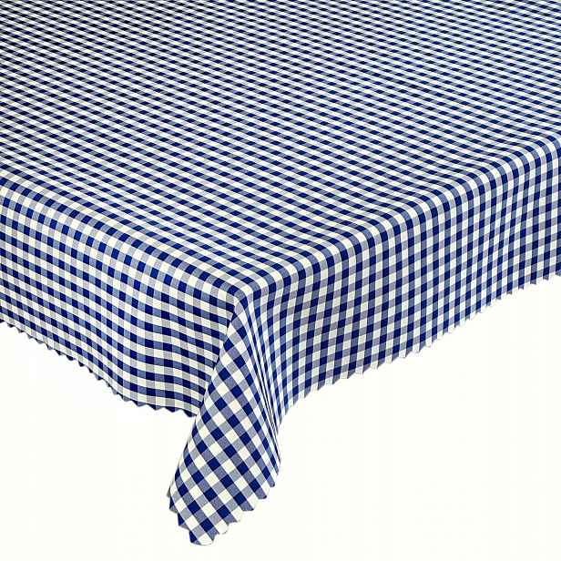 Ubrus odolný proti skvrnám na stůl Greta Kratka Modrá Granátová 130x320 cm
