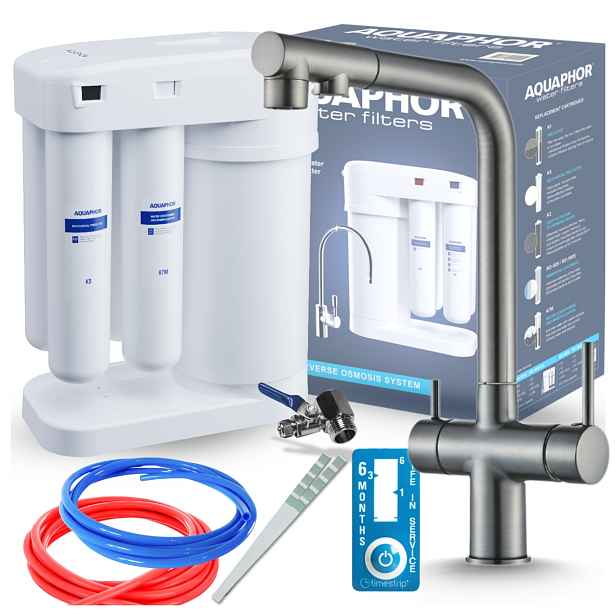 Filtr Na Kohoutkovou Vodu Aquaphor Morion Reverzní Osmóza A Kuchyňská Baterie