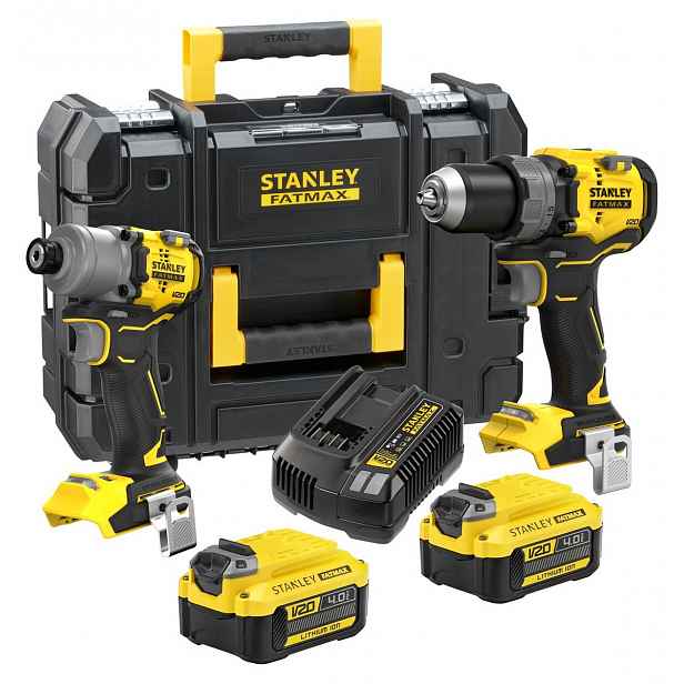 Sada Elektrického Nářadí 2X4,0AH SFMCD726 SFMCF830 Stanley Fatmax SFMCK211M2T