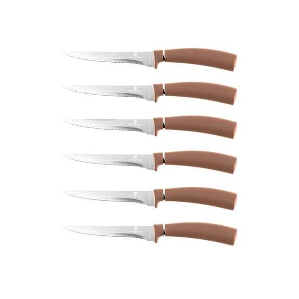 BERLINGERHAUS Sada steakových nožů 6 ks Rosegold Metallic Line BH-2811