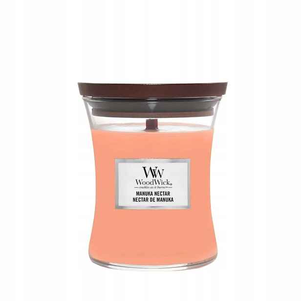 Manuka Nectar – Woodwick – střední svíčka s dřevěným knotem