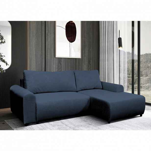 MID.YOU ROHOVÁ SEDAČKA, textil, tmavě modrá