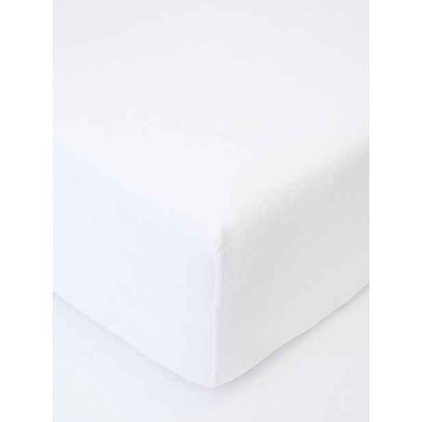 MKLuzkoviny.cz Froté prostěradlo do postýlky 70 × 140 cm - bílá