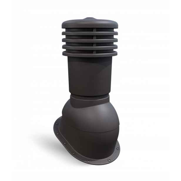Větrací komín pro ploché plechy ⌀150 mm Ventos X Bitu O Bronz 8019