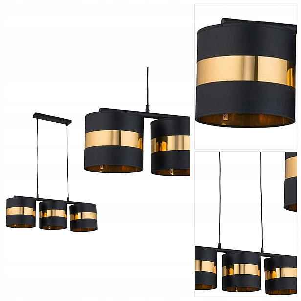 Závěsná lampa zlatá Paris moderní nad kuchyňským barem Tk Lighting
