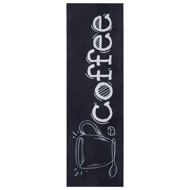 Běhoun Cook & Clean 105733 Black White, 50x150, černá, kuchyně, Hanse Home
