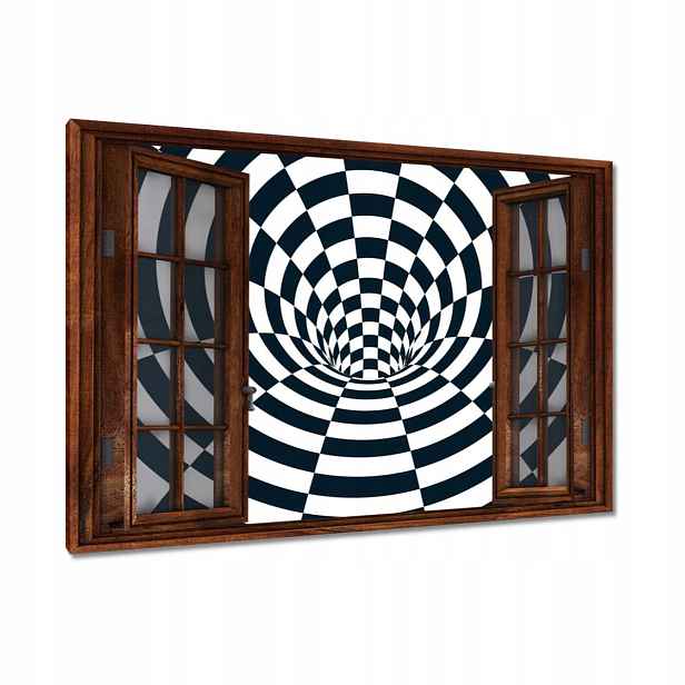 Obrazy 120x80 Abstrackja černobílá