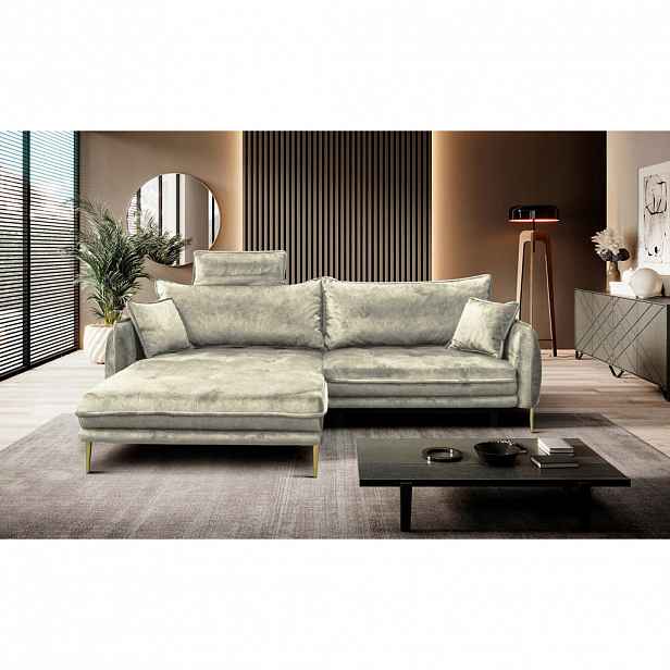 MID.YOU ROHOVÁ SEDAČKA, textil, krémová