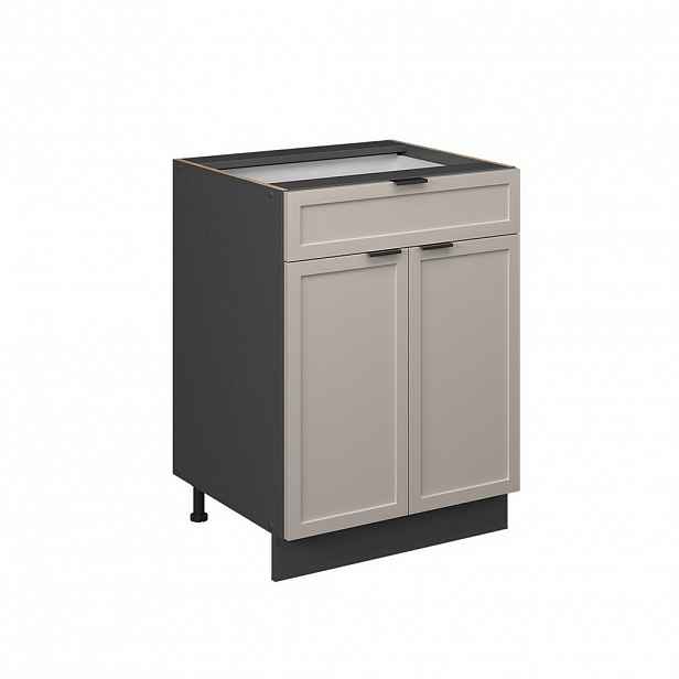 Vicco SPODNÍ SKŘÍŇKA KUCHYŇSKÉ LINKY Fame-Line GreyBeige 60 cm se zásuvkou, bez pracovní desky