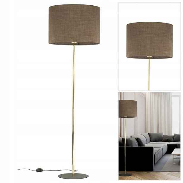 Černá stojací lampa Umberto má útulnou atmosféru u postele Tk Lighting